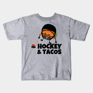 Hockey and Tacos Kids T-Shirt